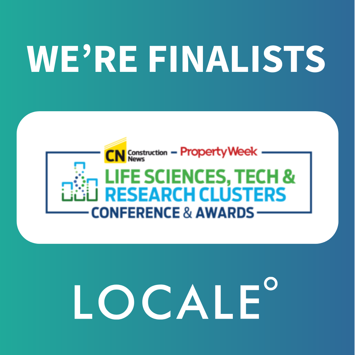 Locale made finalist for tech innovation in Life Sciences, Tech & Research Awards